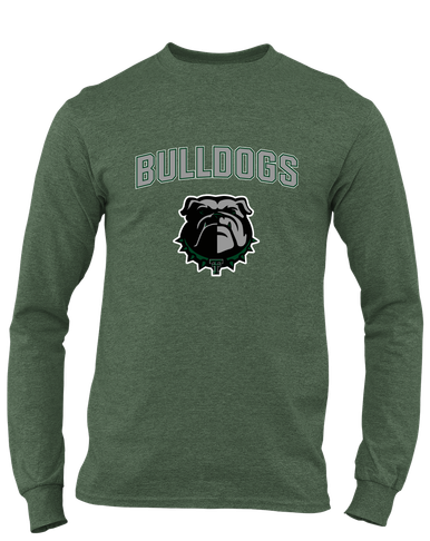 Trimble Bulldogs Mascot #6 Men's Premium LS T-Shirt