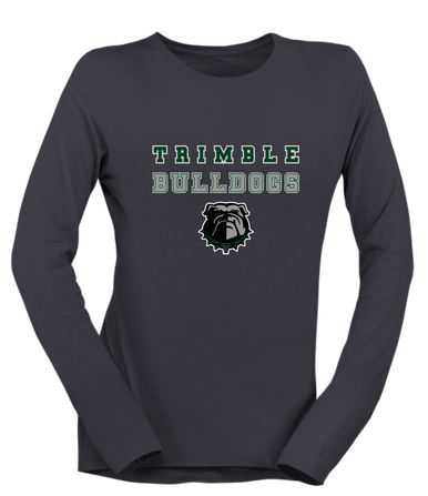 Trimble Bulldogs Spirit Women's Premium LS T-Shirt