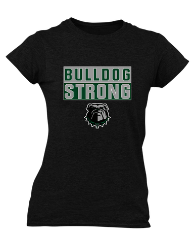 Trimble Bulldogs Strong #1 Women's SS T-Shirt