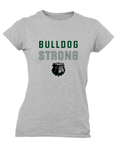 Trimble Bulldogs Strong #2 Women's SS T-Shirt