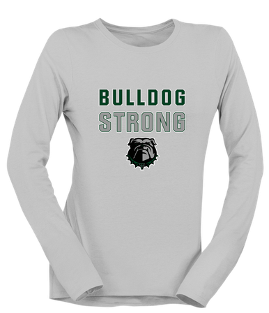Trimble Bulldogs Strong #2 Women's LS T-Shirt