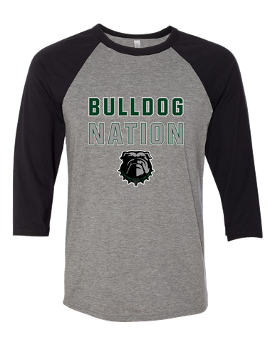 Trimble Bulldogs Nation #2 Women's Baseball T-Shirt