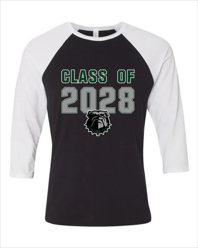 Trimble Bulldogs Class of 2028 Men's Baseball T-Shirt