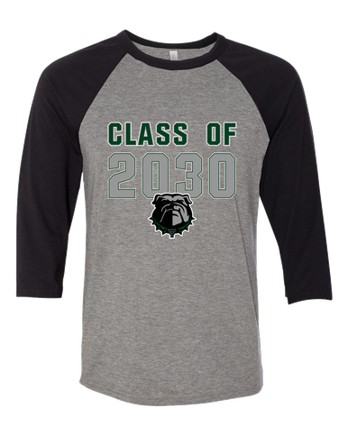 Trimble Bulldogs Class of 2030 Men's Baseball T-Shirt