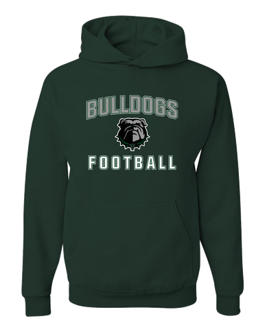 Trimble Bulldogs Football #1 Men's Premium Hoodie