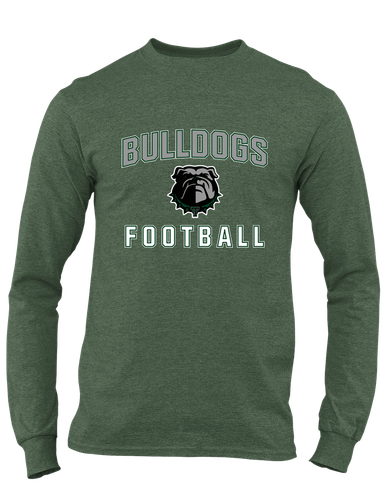 Trimble Bulldogs Football #1 Men's Premium LS T-Shirt