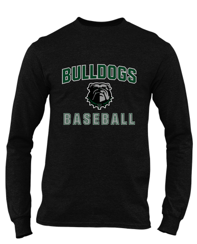 Trimble Bulldogs Baseball #1 Men's Premium LS T-Shirt