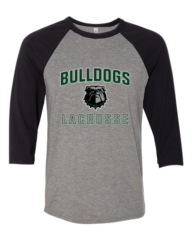 Trimble Bulldogs Lacrosse Men's Baseball T-Shirt