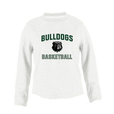 Trimble Bulldogs Basketball #1 Women's Sweatshirt