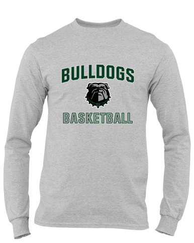 Trimble Bulldogs Basketball #1 Men's LS T-Shirt