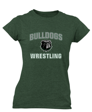 Trimble Bulldogs Wrestling Women's Premium SS T-Shirt