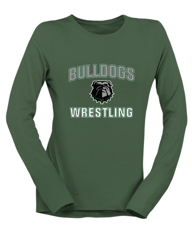 Trimble Bulldogs Wrestling Women's Premium LS T-Shirt