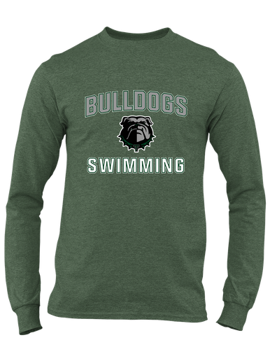 Trimble Bulldogs Swimming Men's Premium LS T-Shirt
