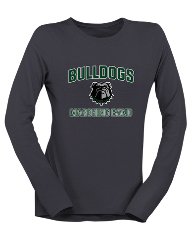 Trimble Bulldogs Marching Band Women's LS T-Shirt