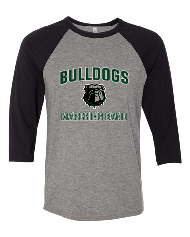 Trimble Bulldogs Marching Band Men's Baseball T-Shirt