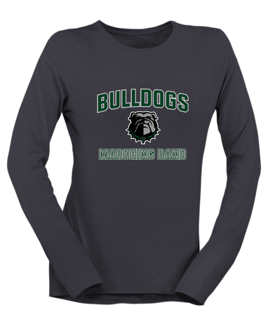 Trimble Bulldogs Marching Band Women's Premium LS T-Shirt