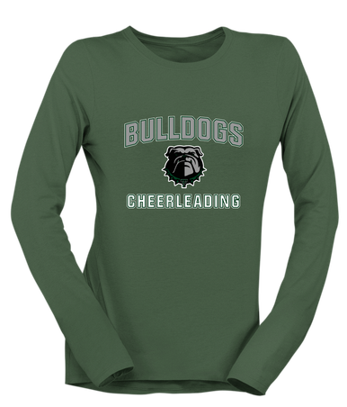 Trimble Bulldogs Cheerleading Women's LS T-Shirt
