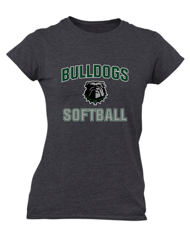 Trimble Bulldogs Softball #1 Women's SS T-Shirt