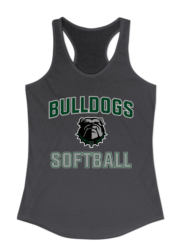 Trimble Bulldogs Softball #1 Women's Tank Top