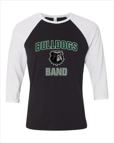 Trimble Bulldogs Band # 1 Women's Baseball T-Shirt