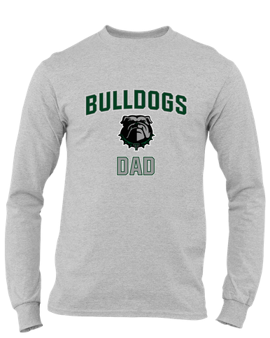 Trimble Bulldogs Dad Men's LS T-Shirt