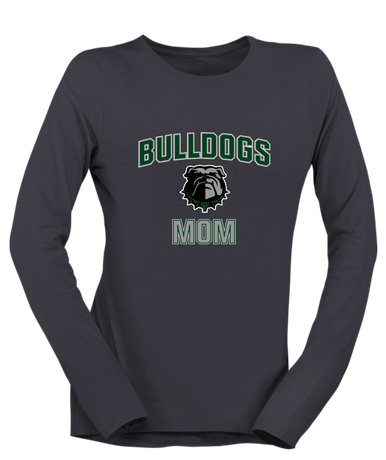 Trimble Bulldogs Mom Women's LS T-Shirt