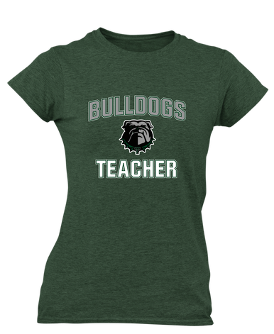 Trimble Bulldogs Teacher Women's SS T-Shirt