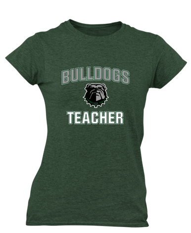 Trimble Bulldogs Teacher Women's Premium SS T-Shirt