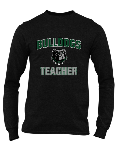 Trimble Bulldogs Teacher Men's LS T-Shirt