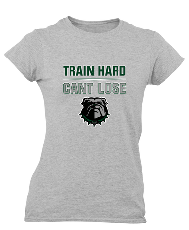 Trimble Bulldogs Train Hard, Can't Lose Women's Premium SS T-Shirt