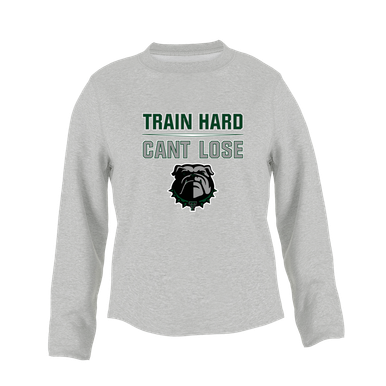 Trimble Bulldogs Train Hard, Can't Lose Women's Sweatshirt