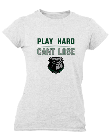 Trimble Bulldogs Play Hard, Can't Lose Women's Premium SS T-Shirt