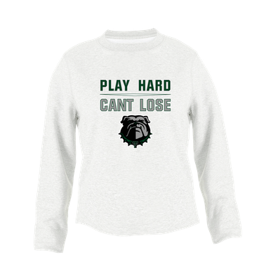 Trimble Bulldogs Play Hard, Can't Lose Women's Sweatshirt