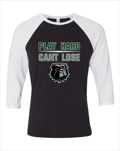 Trimble Bulldogs Play Hard, Can't Lose Men's Baseball T-Shirt