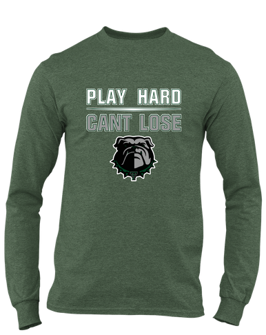 Trimble Bulldogs Play Hard, Can't Lose Men's Premium LS T-Shirt