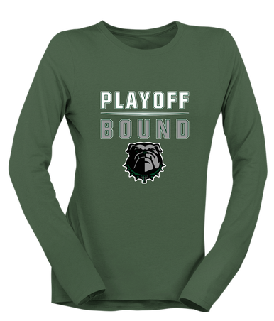 Trimble Bulldogs Playoff Bound Women's LS T-Shirt
