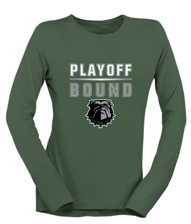 Trimble Bulldogs Playoff Bound Women's Premium LS T-Shirt