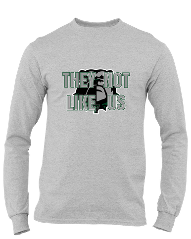 Trimble Bulldogs They Not Like Us #2 Men's LS T-Shirt