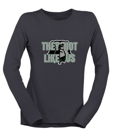 Trimble Bulldogs They Not Like Us #2 Women's Premium LS T-Shirt