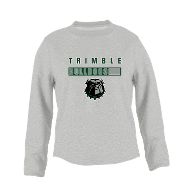 Trimble Bulldogs Mascot #7 Women's Sweatshirt