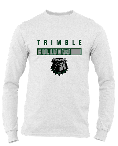 Trimble Bulldogs Mascot #7 Men's Premium LS T-Shirt