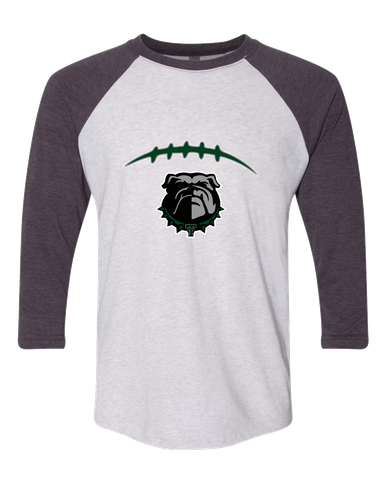 Trimble Bulldogs Football #2 Women's Baseball T-Shirt