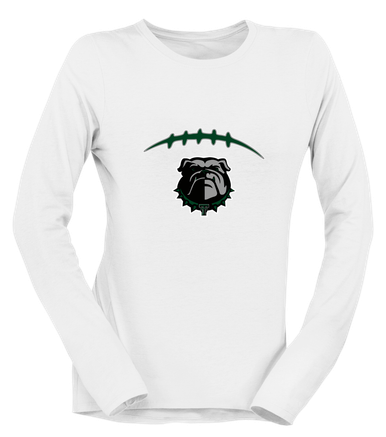 Trimble Bulldogs Football #2 Women's Premium LS T-Shirt