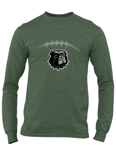 Trimble Bulldogs Football #2 Men's Premium LS T-Shirt