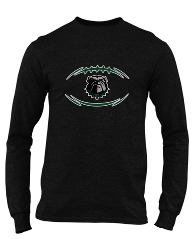 Trimble Bulldogs Football #3 Men's LS T-Shirt