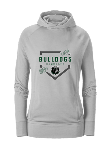Trimble Bulldogs Baseball #2 Women's Hoodie