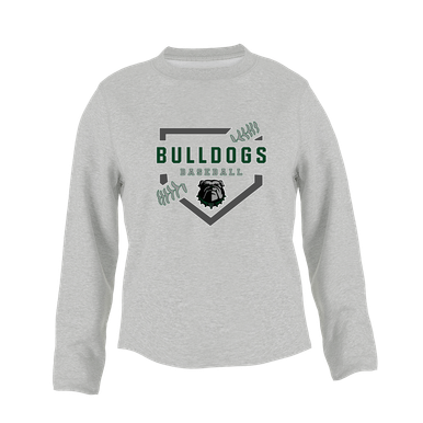 Trimble Bulldogs Baseball #2 Women's Sweatshirt