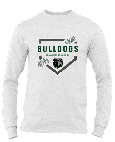 Trimble Bulldogs Baseball #2 Men's LS T-Shirt