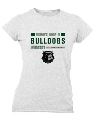 Trimble Bulldogs Mindset Women's Premium SS T-Shirt