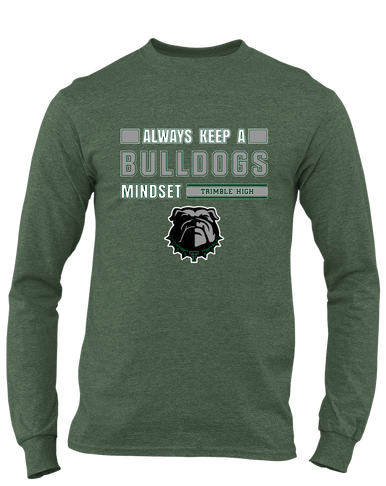 Trimble Bulldogs Mindset Men's Premium LS T-Shirt